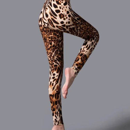 Women 3D Leopard Cheetah Fitness Leggings - Fitness Leggings - CUHAKCI - Mad Fly Essentials