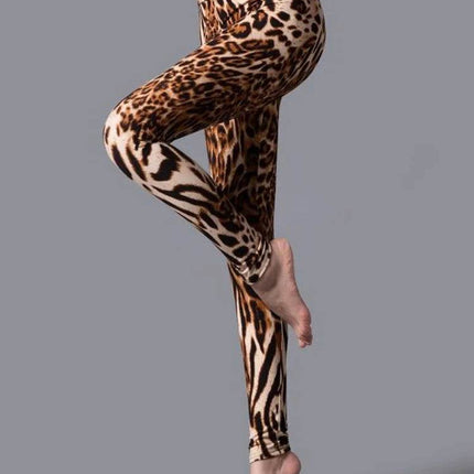 Women 3D Leopard Cheetah Fitness Leggings - Fitness Leggings - CUHAKCI - Mad Fly Essentials