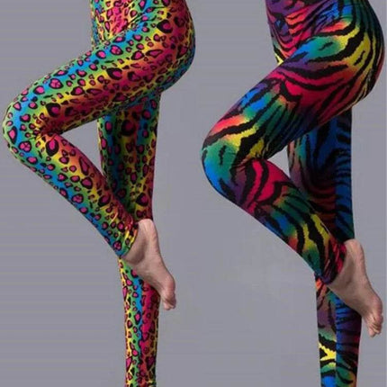 Women 3D Leopard Cheetah Fitness Leggings - Fitness Leggings - CUHAKCI - Mad Fly Essentials