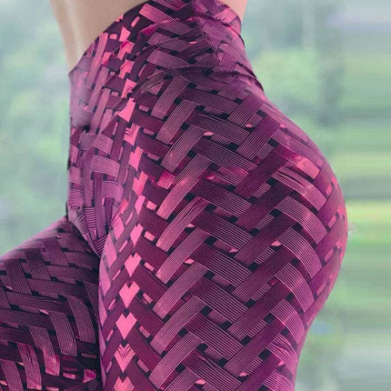 Women 3D Patchwork Fitness Leggings - Fitness Leggings - Nadanbao - Mad Fly Essentials