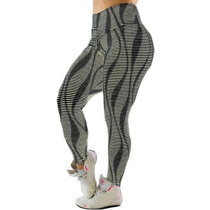 Women 3D Patchwork Fitness Leggings - Fitness Leggings - Nadanbao - Mad Fly Essentials