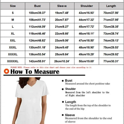 Women 3D Short Floral Daisy Nursing Scrubs - Mad Fly Essentials