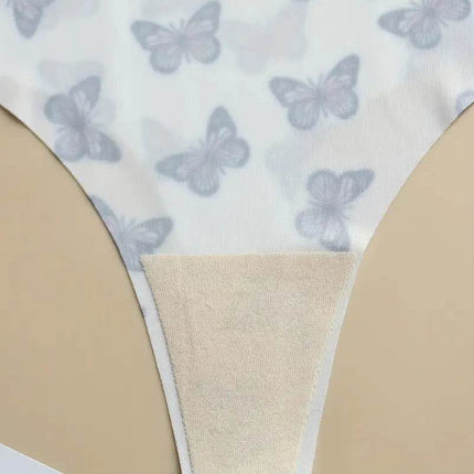 Women 7pc Seamless Butterfly Leopard Thong Panties - Panties - Gilishon - Mad Fly Essentials