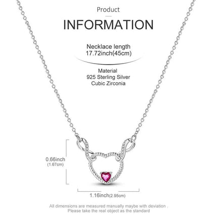 Women 925 Silver Bear Necklace - Mad Fly Essentials