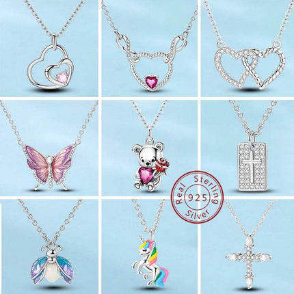 Women 925 Sterling Silver Bear Necklace - Necklace - 925 Sterling Silver - Mad Fly Essentials