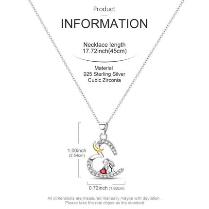 Women 925 Sterling Silver Bear Necklace - Necklace - 925 Sterling Silver - Mad Fly Essentials