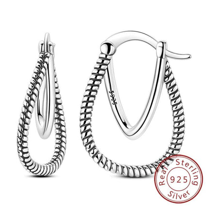 Women 925 Sterling Drop Earrings - Mad Fly Essentials