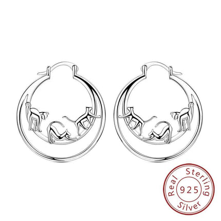 Women 925 Sterling Drop Earrings - Mad Fly Essentials