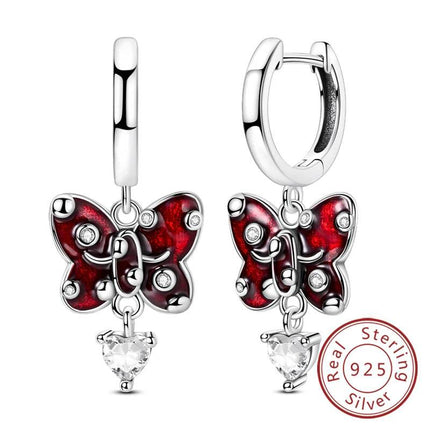 Women 925 Sterling Drop Earrings - Mad Fly Essentials