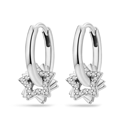 Women 925 Sterling Ladybug Charm Earrings - Mad Fly Essentials