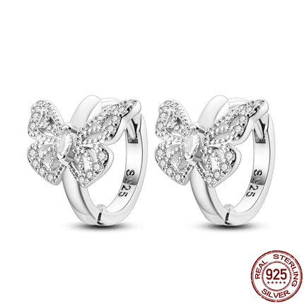 Women 925 Sterling Ladybug Charm Earrings - Mad Fly Essentials