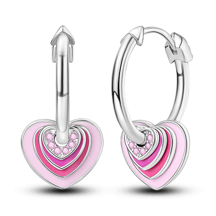 Women 925 Sterling Ladybug Charm Earrings - Mad Fly Essentials