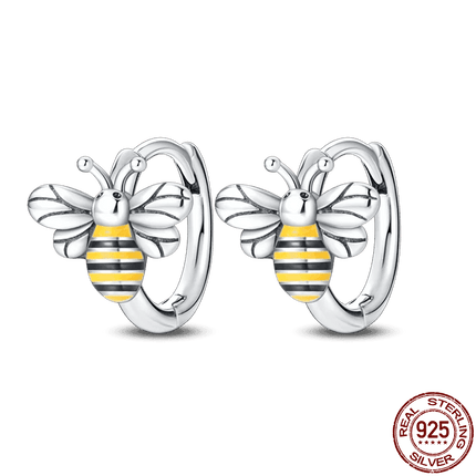 Women 925 Sterling Silver Ladybug Charm Earrings - Earrings - Wuli&baby - Mad Fly Essentials