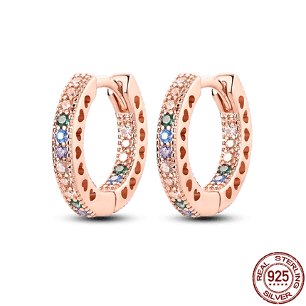 Women 925 Sterling Ladybug Charm Earrings.