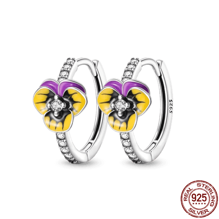 Women 925 Sterling Silver Ladybug Charm Earrings - Earrings - Wuli&baby - Mad Fly Essentials