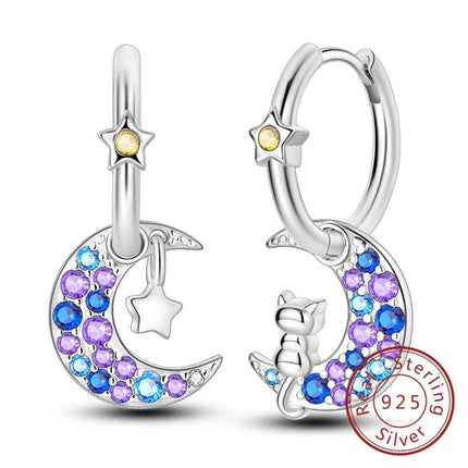 Women 925 Sterling Silver Witch Earring - Mad Fly Essentials