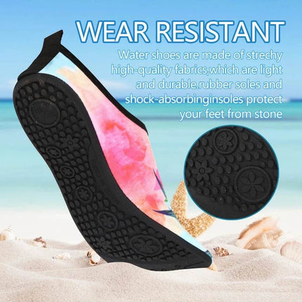 Abstract Gradient Water Slippers Women Footwear - Women Footwear - Rayan - Mad Fly Essentials