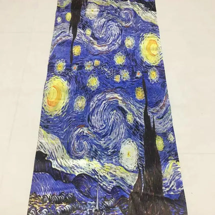 Women Accessories Van Gogh Tassel 3D Scarf - Women Accessories - PMRUN - Mad Fly Essentials