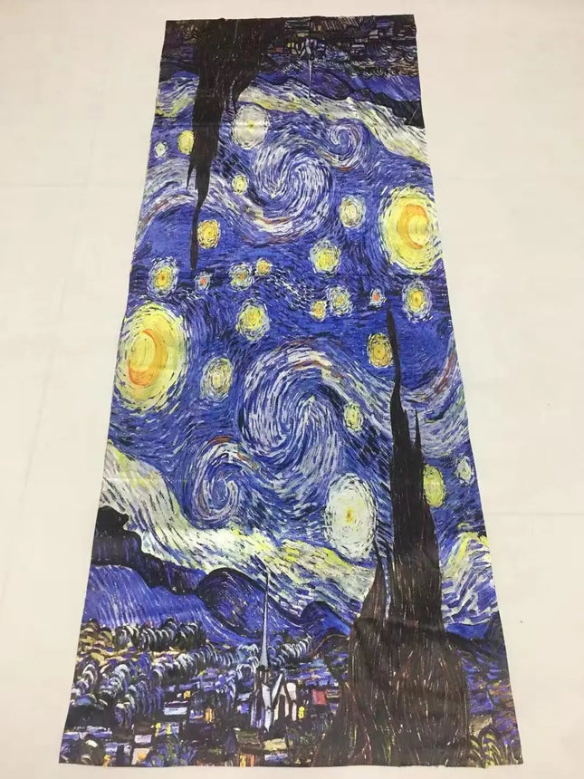 Women Accessories Van Gogh Tassel 3D Scarf - Women Accessories - PMRUN - Mad Fly Essentials