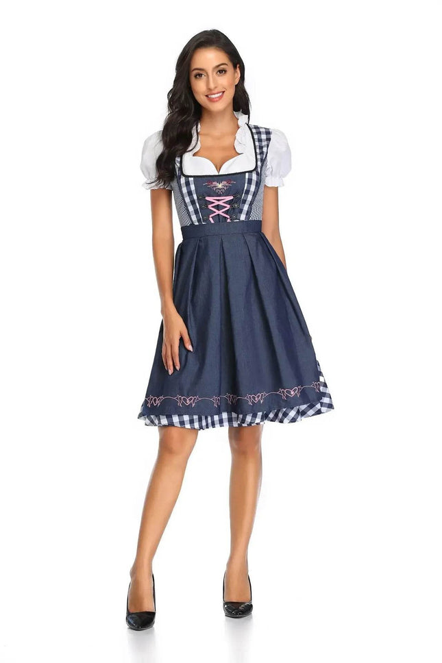 Women Adult Bavaria Oktoberfest Waitress Costume Dress - Costume Dress - Cavalaria Costumes - Mad Fly Essentials