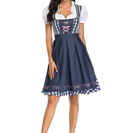 Women Adult Bavaria Oktoberfest Waitress Costume Dress - Costume Dress - Cavalaria Costumes - Mad Fly Essentials