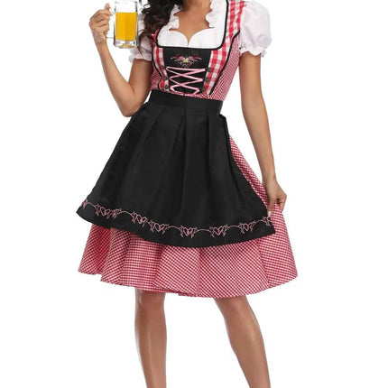 Women Adult Bavaria Oktoberfest Waitress Costume Dress - Costume Dress - Cavalaria Costumes - Mad Fly Essentials