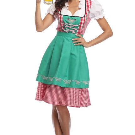 Women Adult Bavaria Oktoberfest Waitress Costume Dress - Costume Dress - Cavalaria Costumes - Mad Fly Essentials