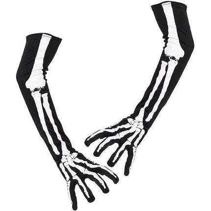 Women Adult Halloween Long Skull Gloves Women Accessories - Women Accessories - Top Party - Mad Fly Essentials