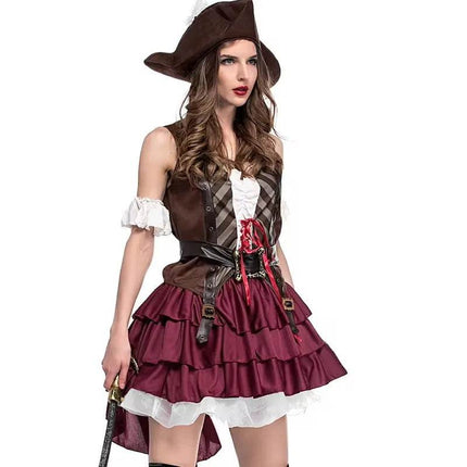 Women Adult Halloween Pirate Costume - Costume - Costumes Plus - Mad Fly Essentials