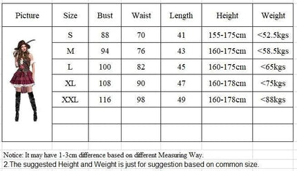 Women Adult Halloween Pirate Costume - Costume - Costumes Plus - Mad Fly Essentials