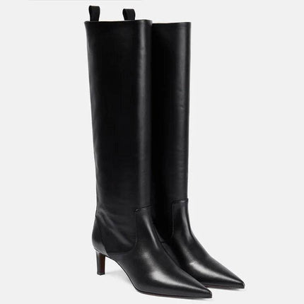 Women Autumn Pointed Slim High Heel Knee High Boots - Boots - ASILETO - Mad Fly Essentials