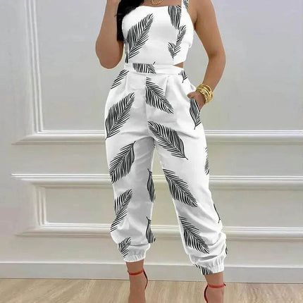 Women Backless Blue Bow Casual Jumpsuit - Jumpsuit - LCSKEREAL - Mad Fly Essentials