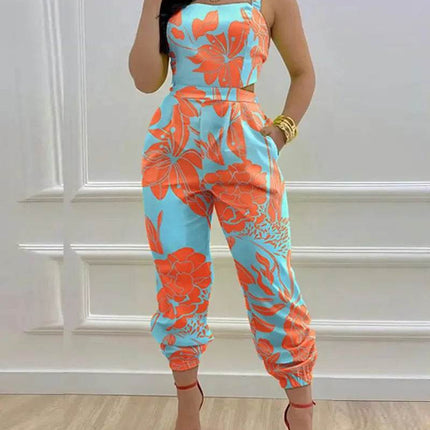Women Backless Blue Bow Casual Jumpsuit - Jumpsuit - LCSKEREAL - Mad Fly Essentials