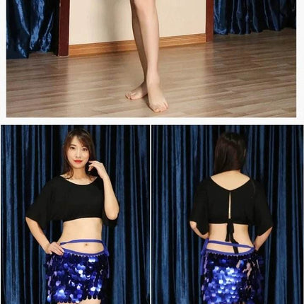 Women Belly Dance 2pc Sequin Costume Set - Mad Fly Essentials