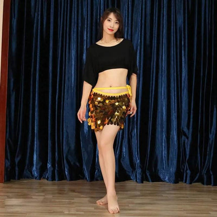 Women Belly Dance 2pc Sequin Costume Set - Costume Set - Vila&Yomi - Mad Fly Essentials