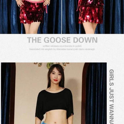 Women Belly Dance 2pc Sequin Costume Set - Mad Fly Essentials