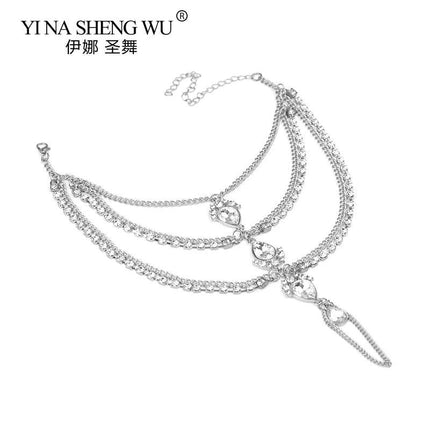 Women Belly Dancing Sequin Ankle Bracelet - Bracelet - Mirabelle - Mad Fly Essentials