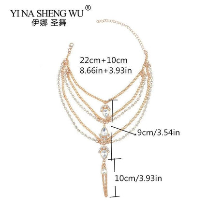 Women Belly Dancing Sequin Ankle Bracelet - Bracelet - Mirabelle - Mad Fly Essentials