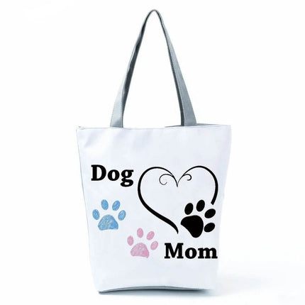 Women Best Dog Mom Love Travel Handbags - Mad Fly Essentials