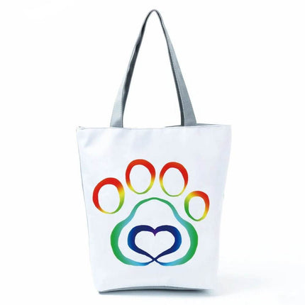 Women Best Dog Mom Love Travel Handbags - Mad Fly Essentials