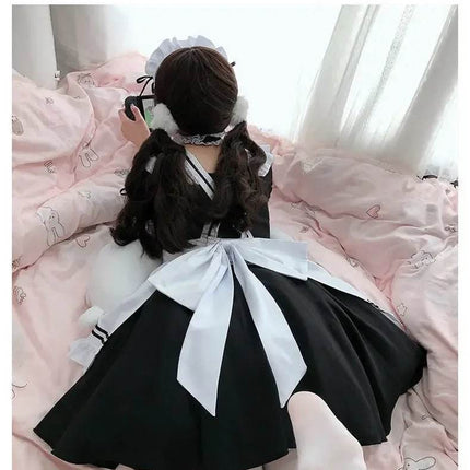 Women Black Cosplay Maid Costume - Costume - Cavalaria Costumes - Mad Fly Essentials