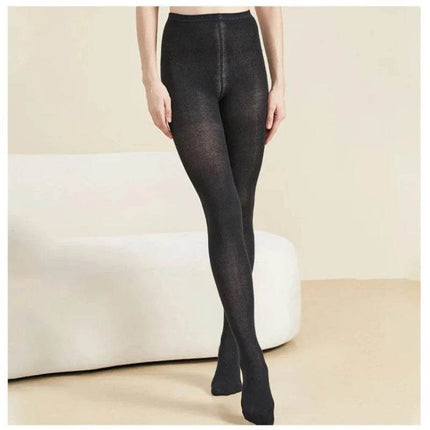 Women Black Skin Mulberry Silk Leggings - Leggings - Peacock Stockings - Mad Fly Essentials