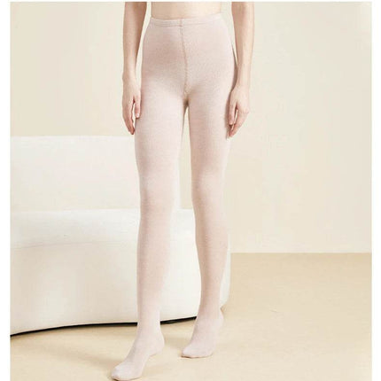 Women Black Skin Mulberry Silk Leggings - Leggings - Peacock Stockings - Mad Fly Essentials