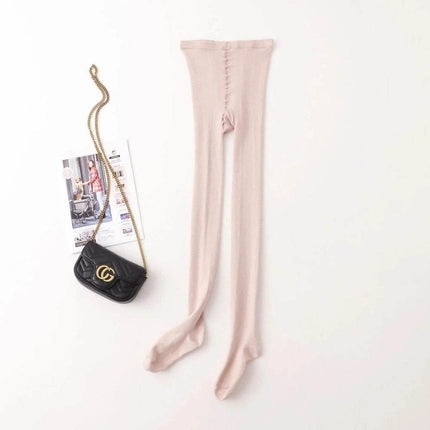 Women Black Skin Mulberry Silk Leggings - Leggings - Peacock Stockings - Mad Fly Essentials