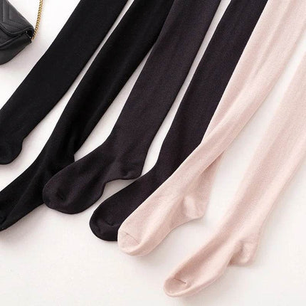 Women Black Skin Mulberry Silk Leggings - Leggings - Peacock Stockings - Mad Fly Essentials