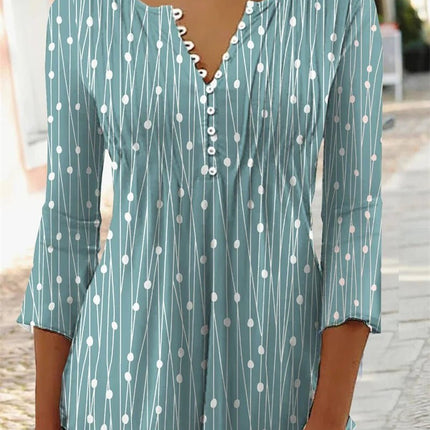 Women Blouse Polka Dot Bottoming Shirt - Women Blouse - Soniaox - Mad Fly Essentials