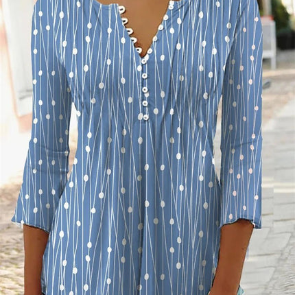 Women Blouse Polka Dot Bottoming Shirt - Women Blouse - Soniaox - Mad Fly Essentials