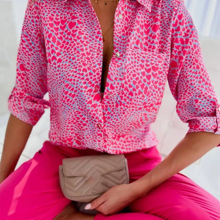 Women Blouse Striped Vertical Long Office Tops - Women Blouse - Vana Javeasen - Mad Fly Essentials