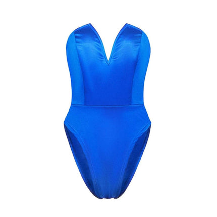 Women Bodysuits Backless Deep V Romper - Romper - Jocoo Jolee - Mad Fly Essentials