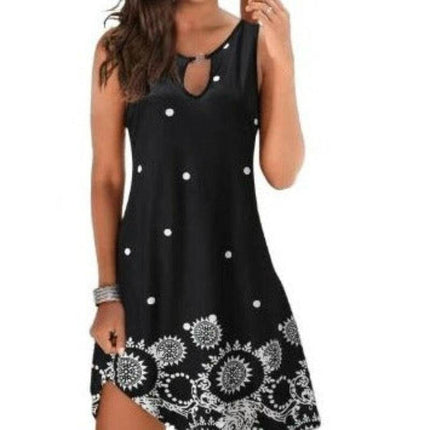 Women Bohemian Hollow Summer Beach Dress - Beach Dress - Boho Girl - Mad Fly Essentials